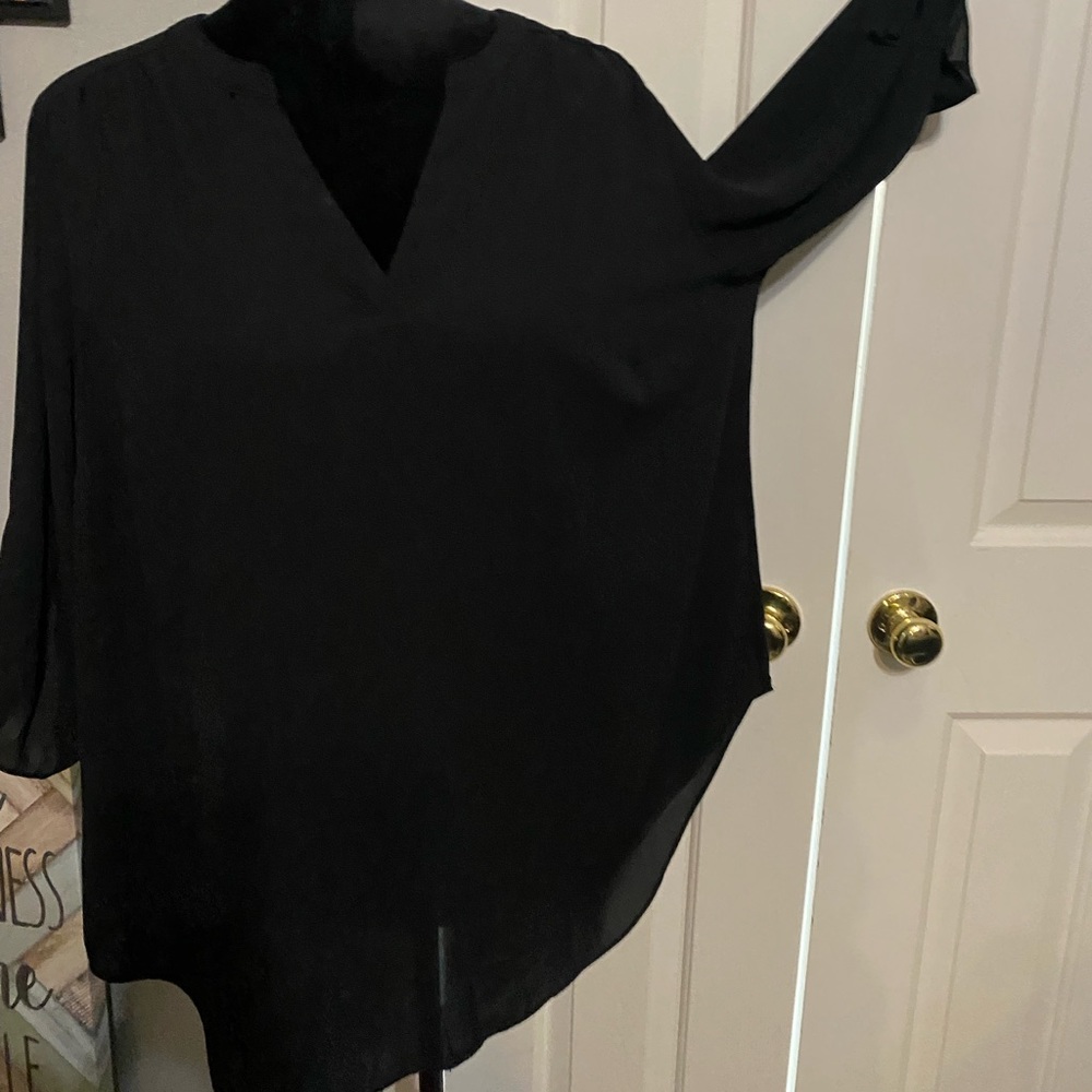 Worthington sheer blouse sz 1x